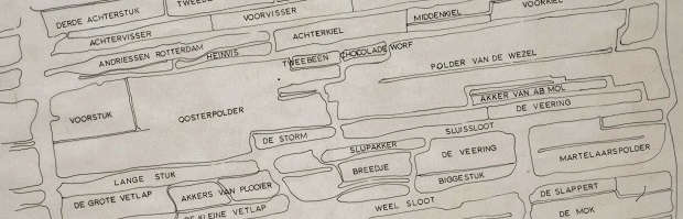 uitsnede veldnamenkaart
